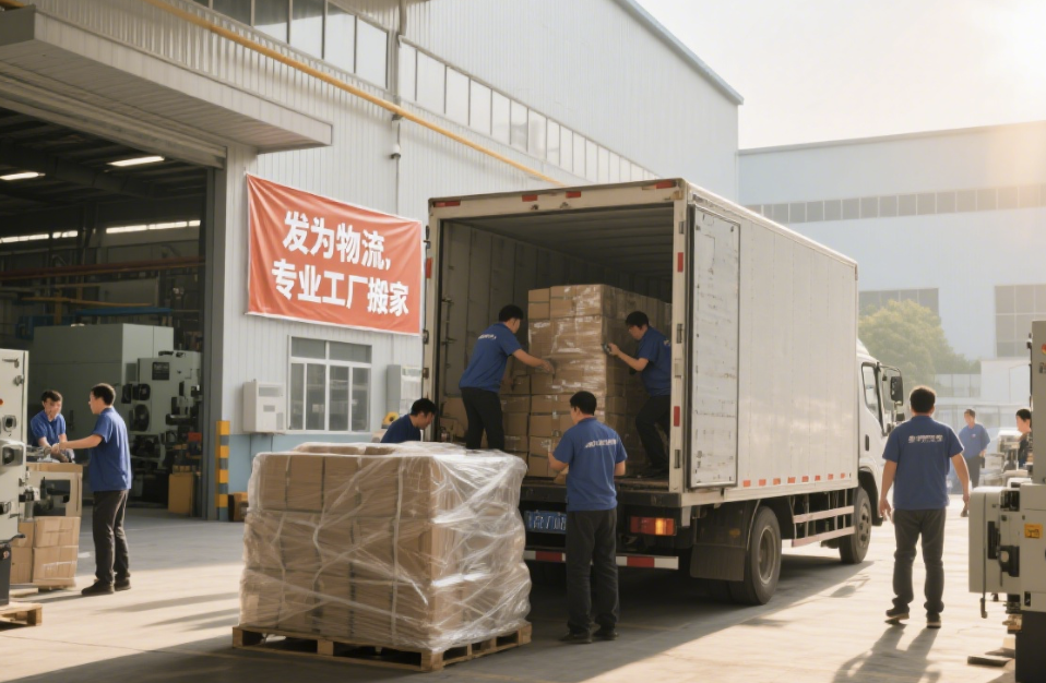 工厂搬家物流公司哪家好？发为物流一站式解决搬迁难题